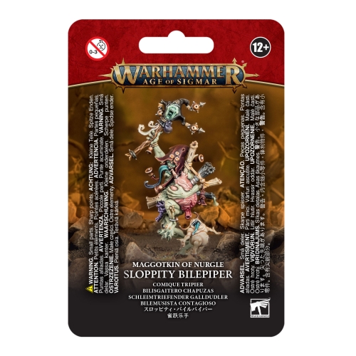 Cheap Miniature Maggotkin of Nurgle Sloppity Bilepiper from Games Workshop